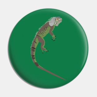 Green Iguana Pin