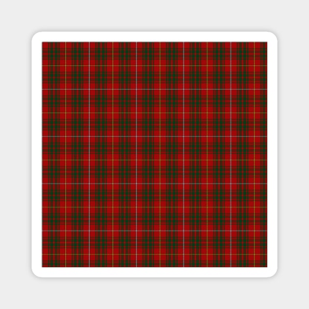 Bruce Clan Tartan Magnet by clantartans