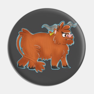 Highland cow Pin