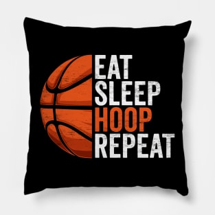 Basketball Lovers - Eat, Sleep, Hoop, Repeat Pillow