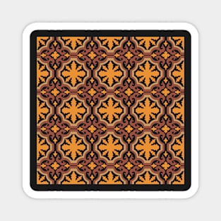 Spanish tiles in wonderful autumn colour, tile pattern Magnet