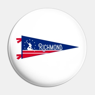 Richmond Flag Pennant Pin