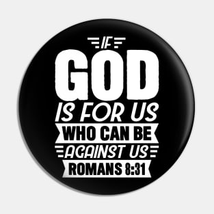 Romans 8:31 Pin