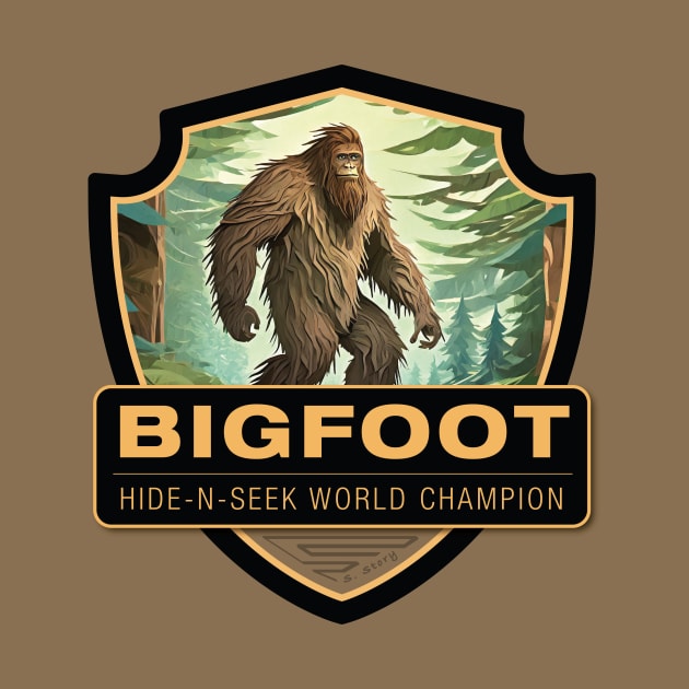 Bigfoot Hide-N-Seek World Champion by Curious World