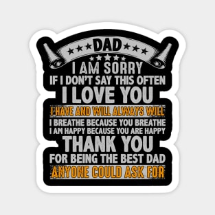 DAD-I'M-SORRY Magnet