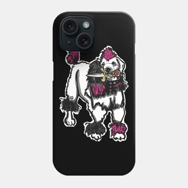 Spooky Horror Punk Dog Phone Case by TheEND42