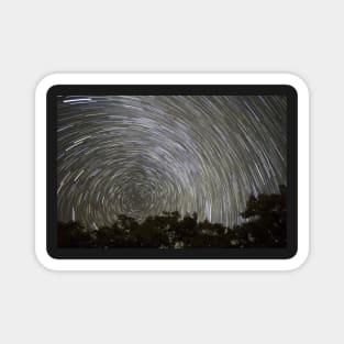 Beautiful Star Trails Magnet