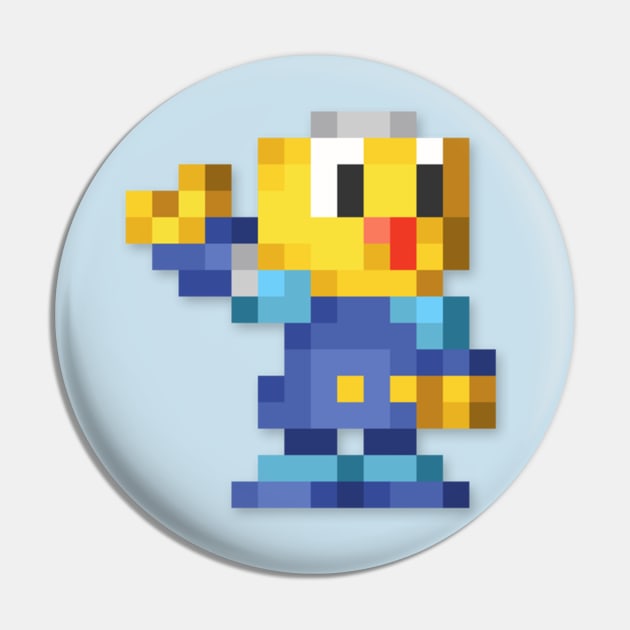 Servbot low-res pixelart Pin by JinnPixel