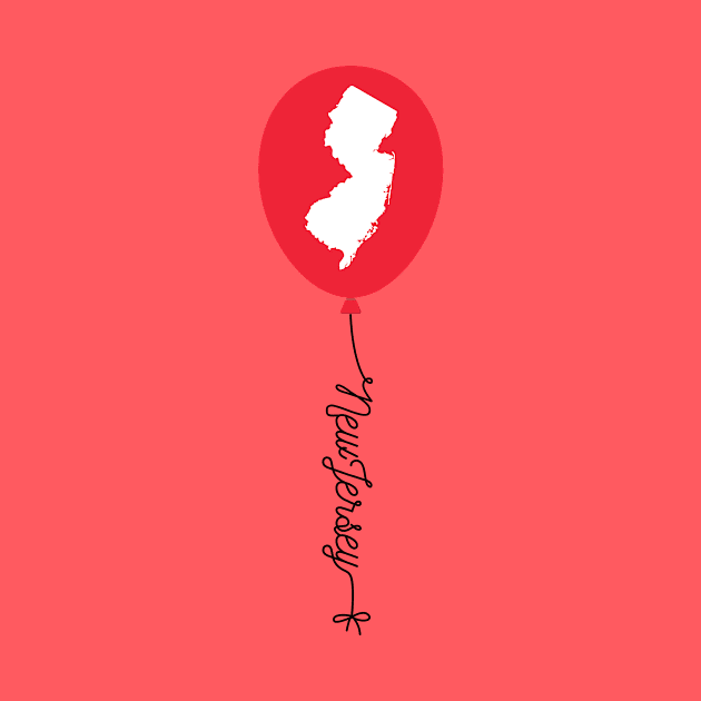 New Jersey State Balloon by InspiredQuotes