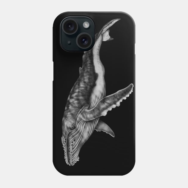 Humpback Whale Phone Case by Tim Jeffs Art