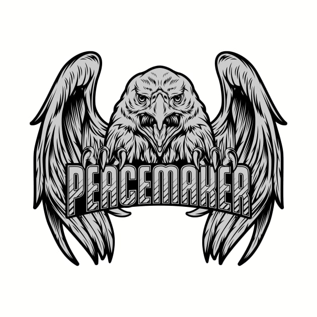 Peacemaker Eagly monochrome by Vault Emporium