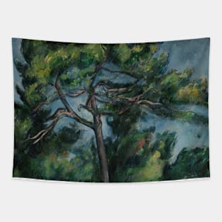 The Large Pine by Paul Cezanne Tapestry