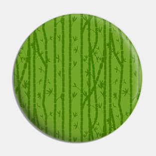 Bamboo Forest on green Pin