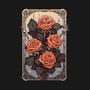 Rose Tarot Card Reader Astrology Occult T-Shirt