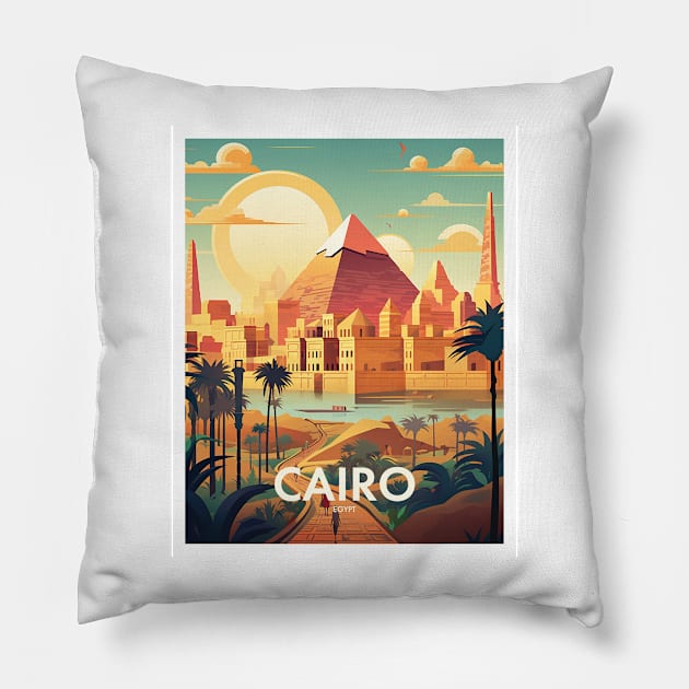 CAIRO Pillow by MarkedArtPrints