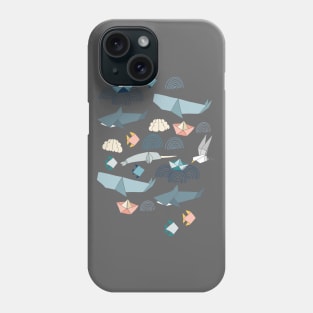 Marine Origami Animals Phone Case