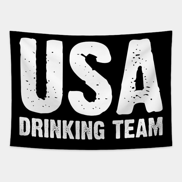 USA Drinking Team v2 Tapestry by Emma