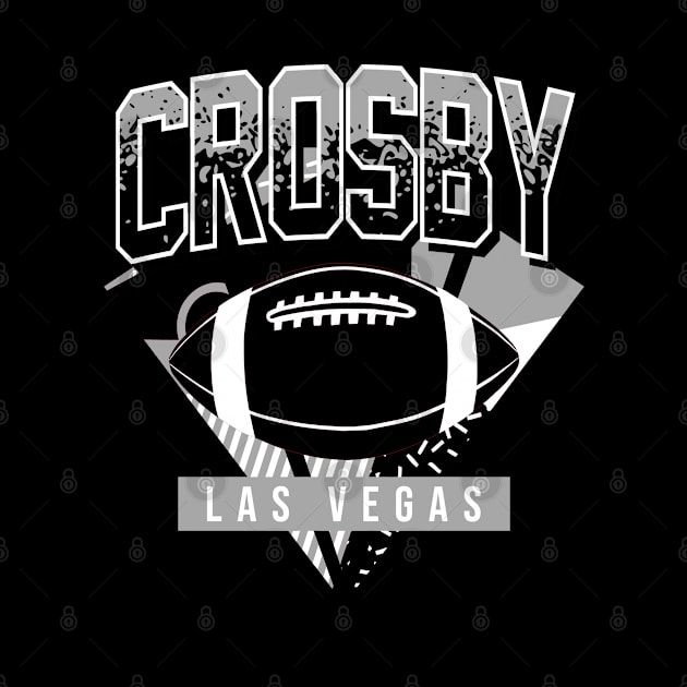 Crosby Las Vegas Football Retro by funandgames