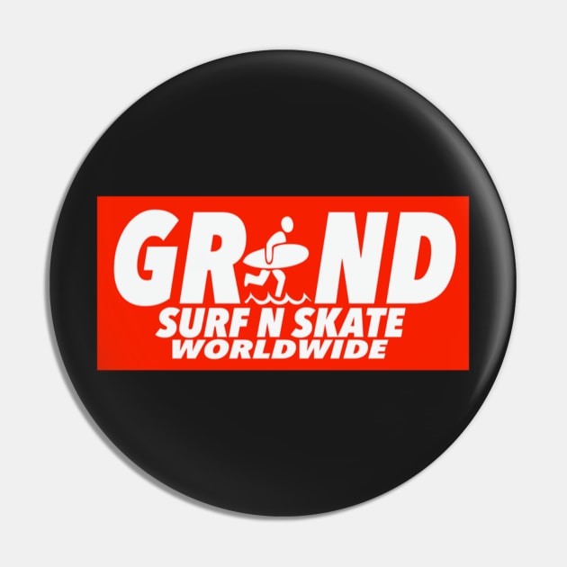 GRIND SURF LOGO Pin by Digz