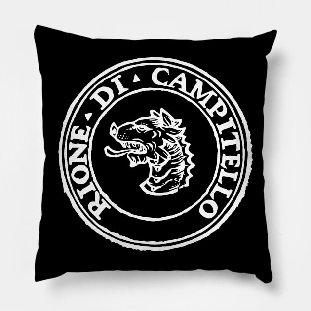 Rione Campitelli w-text Pillow by NextStop