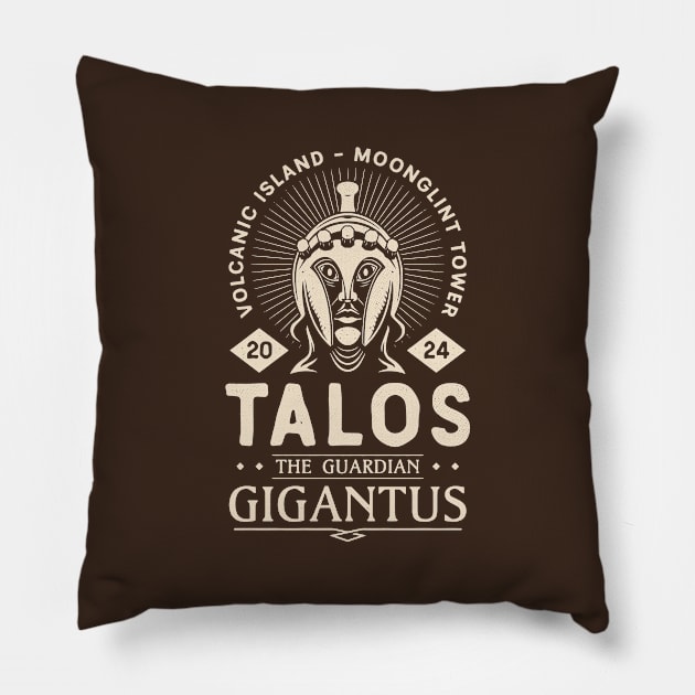 The Guardian Gigantus Pillow by Lagelantee