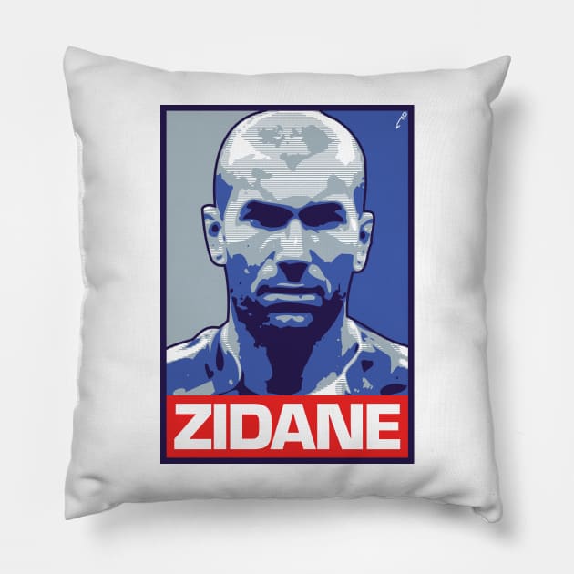 Zidane - FRANCE Pillow by DAFTFISH