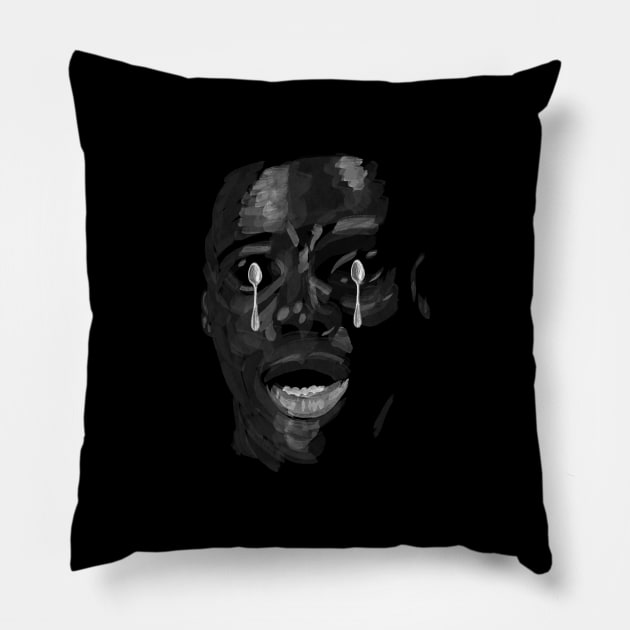 Get Out Pillow by rodrigobhz