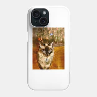 Lila at Christmas Phone Case