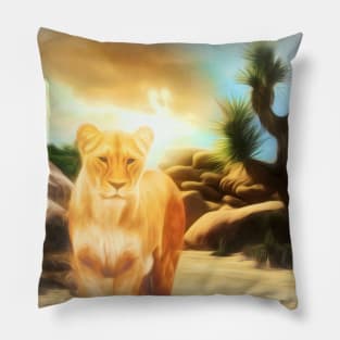 Lioness Pillow