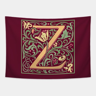 William Morris Vintage Letter Z Tapestry