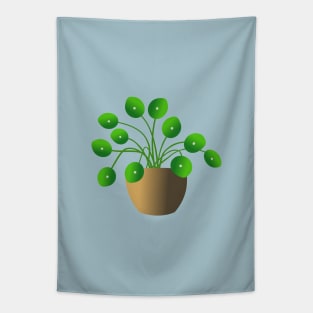 Chinese Money Plant Tapestry