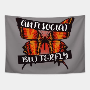 Anti Social Butterfly Tapestry