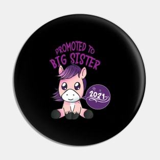 Big Sister 2021 with Pony perfect Pregnancy Announcement Pin