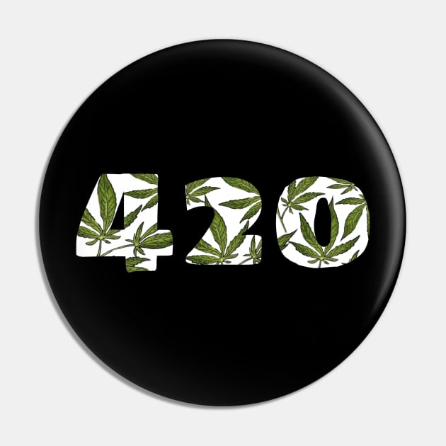 Happy 420 Vintage Style Pin by Trendsdk