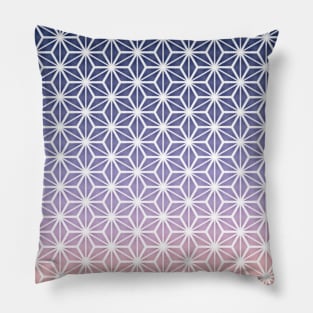 Geometric sunset pattern Pillow