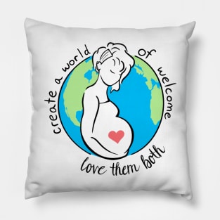 Prolife Create a World of Welcome Pillow