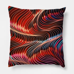 Live wire abstract Pillow