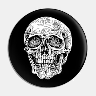 Skull Pen Drawing Pin