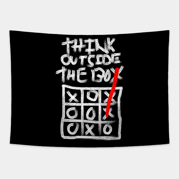 Think outside the Box Tapestry by BC- One- Shop