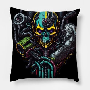 Cyborg Hearts Pillow