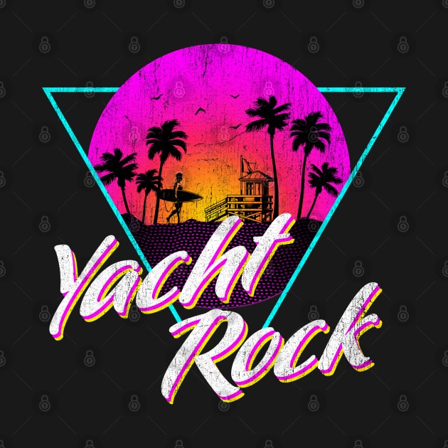 Yacht Rock Party Boat Drinking Beach Design by Vector Deluxe