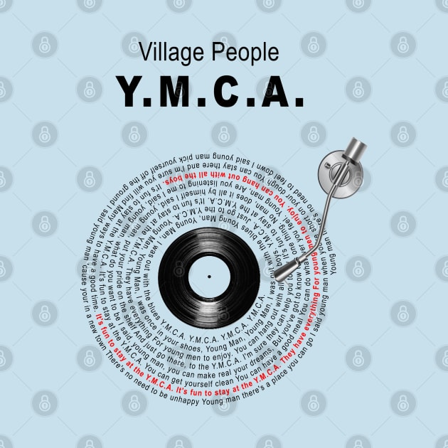 IT'S FUN TO SAY AT THE Y.M.C.A by Vansa Design