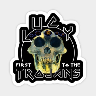 Lucy First to the Trojans Magnet
