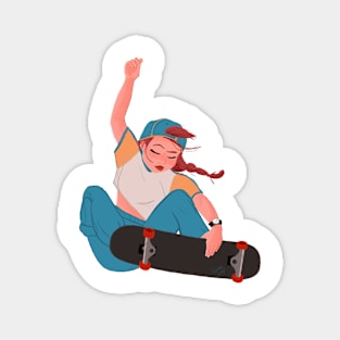 Skater Girl Magnet