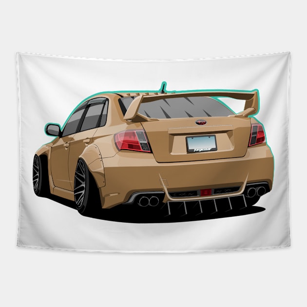 Desert Subie Tapestry by icemanmsc