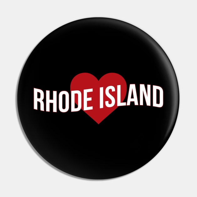 Rhode Island Love Pin by Novel_Designs