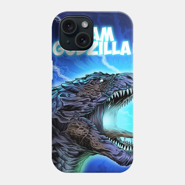 TEAM GOD-ZILLA Phone Case by altoro