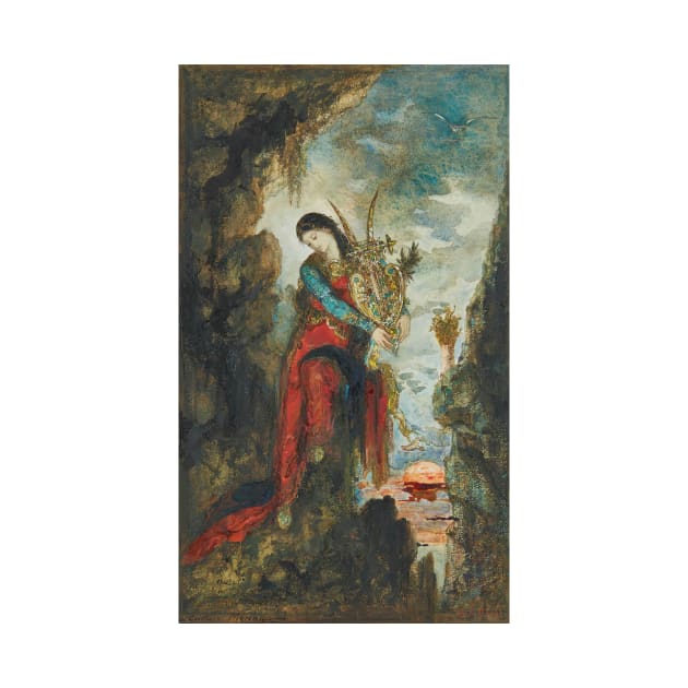 Sappho by Gustave Moreau by Classic Art Stall