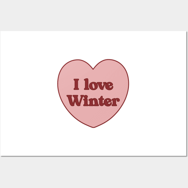 I love winter heart aesthetic dollette coquette pink red - Girl - Posters  and Art Prints