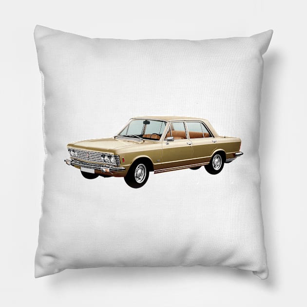 Fiat 130 Pillow by kawaii_shop